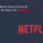 How Much Does it Cost to Make an App like Netflix?