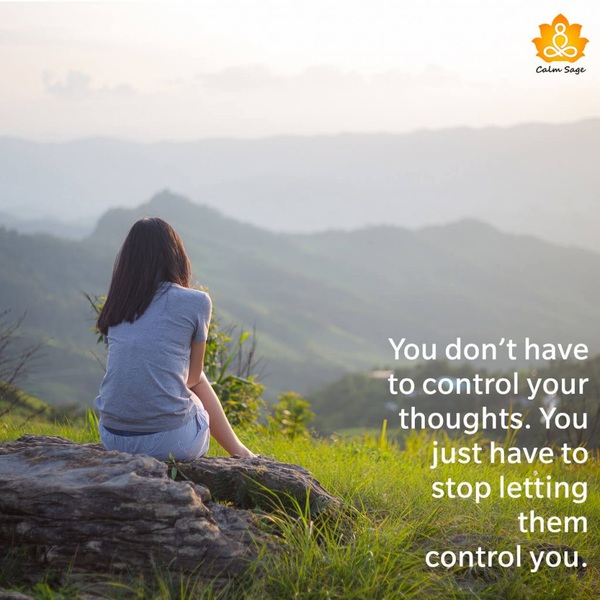 Keep calm your thoughtful mind