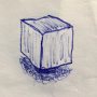 Meeting doodle in margin of my notebook