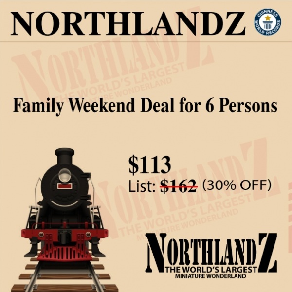 Northlandz 6 Persons Deals 