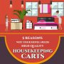 5 reasons for your hotel needs high quality housekeeping carts!
