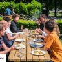 sunny lunch at @tqams #tqsouth ☀️🌲🎪