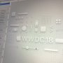 #WWDC18 iPhone X wallpaper in the making! 