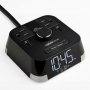  Brandstand Cubie time alarm clock with two USB Ports & two Power Outlets!
