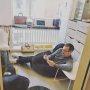 In the collection ‘Boris at Work’ another photo, this one titled ‘always be lounging...’ #tnwlife
