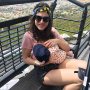 And just when you want to enter the cable cabin to get on top of The Table Mountain, the little man decides he is hungry. So there I was sitting half way the mountain with Cape Town on my back. #dontwantahangrybaby #lifeofamommy #breastfeeding #littleman #keeponsmiling #thomsabine #capetown