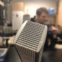 SPEAK INTO THE MICROPHONE 🎤 doing a podcast with @jorgruis