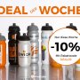 Deal dieser Woche: Tacx-Sportflaschen mit eigenem Logo.