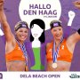 Tomorrow we start the Dela Beach Open! Really looking forward to step on the court and battle again! What about you @sannekeizer? #keizermeppelink #teamevi #delabeachopen #beachvolleyball #fivb