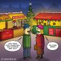 Ondertussen op de kerstmarkt... #cartoon 