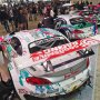 【ワンダーフェスティバル2020冬】やっぱモノホンのレーシングカーのGTウィングは幅といい迫力があっていいな 6台並ぶとなおさらｗ