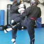 Kickboxing bout.
.
.
.
#kickboxing #muaythai #mixedmartialarts #grappling  #mma #martialarts #boxing #ufc #sparring  #fighter  #knockout #submission #wrestling #mmalifestyle #tapout #fighting #takedown #masterbrownbelt #martialartist