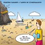 Ergernis nr 1 tijdens de zomervakantie. #cartoon #zomer #vakantie 