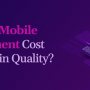 How to Reduce Mobile App Development Cost and Still Maintain Quality?