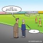 Huh? 0-0? #cartoon #voetbal