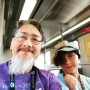 On the train.
.
.
.
#sundayadventure #goldlineadventure #somisomi #somisomiicecream somisomikoreantown #goldline #purpleline #koreatown