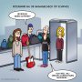 Ondertussen op Schiphol #cartoon