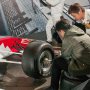 【東京オートサロン2020】無限ブースで行われたフォーミュラマシンのタイヤ交換体験コーナー レース用のインパクトレンチは凄い音するんだよね 素人はビビるｗ