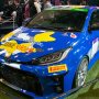 【東京オートサロン2020】こちらは豊田章男トヨタ社長やその息子さんの豊田大輔選手が選手として参画しているルーキー・レーシング仕様のGRヤリス てか今回ブース内に何台ヤリスを揃えたんだ