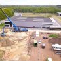 Toffe samenwerking van mijn sponsoren; #HaegensKraanverhuur helpt met bouwen van het nieuwe tankstation van @vankesselolie in Asten 👍👍 #Samenwerken #Trots