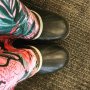 Wearing these shoes in the plane to help out a friend in need. Yes, I am a kind person.