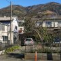 【まつだ桜まつり】駅からは徒歩で行くかシャトルバスで行くかの二択 自分は無駄金払いたくないので迷わず徒歩をチョイスｗ 遠くに見えるは後述するあぐりパーク嵯峨山苑 よく何も考えずにあんなトコまで登ったなと思うｗ